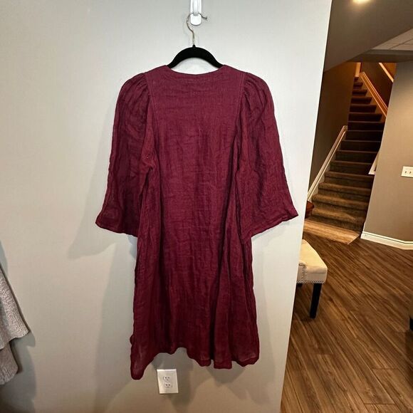 Sundance Linen Midi Dress Small - Picture 8 of 12